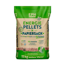Charger l'image dans la galerie, EPH Holzpellets ENplus A1 – 975 kg Palette (65×15 kg), Heizwert ≥4,6 kWh/kg, Nadelholz, 6 mm