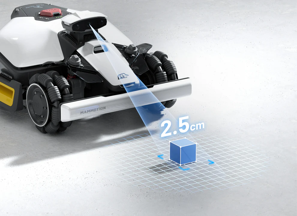 Mammotion LUBA Mini 2 AWD 1000 Mähroboter – Allrad, mit Kantenschneider, ohne Begrenzungskabel, bis 1000 m², Steigung 80 %